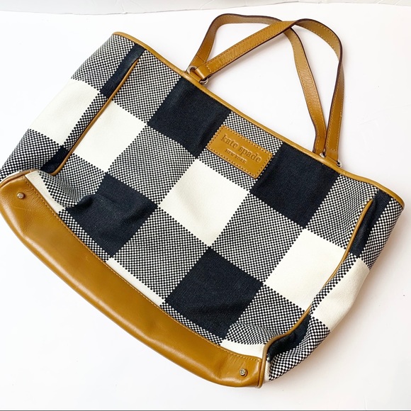 buffalo plaid kate spade purse